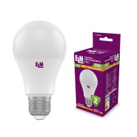 Лампа светодиодная стандартная ELM  8W B60  E27 3000K 18-0185