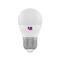 Лампа светодиодная шар ELM 4W E27 3000K 18-0084