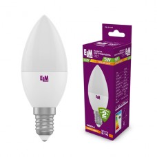 Лампа светодиодная свеча ELM 5W E14 3000K 18-0154