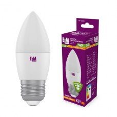Лампа светодиодная свеча ELM 5W E27 3000K 18-0080