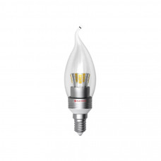 Світлодіодна лампа ELECTRUM LC-30 5Вт E14 4000K свічка на вітрі (A-LC-0027)