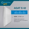 Светильник потолочный светодиодный (панель) AGAT S 42W 6500K CRYSTAL GOLD PNL-004