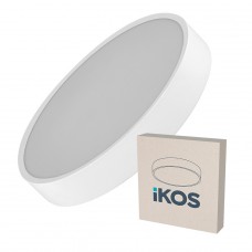 Розумний світильник стельовий з пультом ДУ та Bluetooth IKOS Colo 80W 2800-6500К IP20 (0004-BLG)