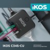 Сетевой фильтр-удлинитель IKOS C34S-CU Black (0007-CEF)