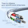 Кабель Remax Jany Series USB to Type-C Silver (RC-124A)