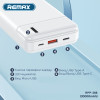 УМБ Повербанк (Powerbank) Remax Pure Series 20Вт + 18Вт PD+QC 20000 мАг Білий (RPP-288)