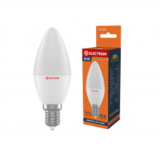 Світлодіодна лампа свічка ELECTRUM 6 Вт E14 3000K (A-LC-1007)