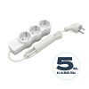 Удлинитель ELECTRUM 3 розетки 5 м с заземлением Белый (C-ES-1541)