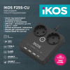 Сетевой фильтр-удлинитель IKOS F25S-CU Black (0006-CEF)
