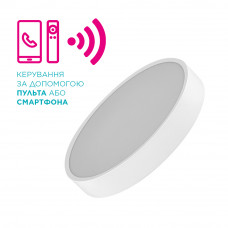 Розумний світильник стельовий з пультом ДУ та Bluetooth IKOS Colo 40W 2800-6500К IP20 (0002-BLG)