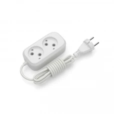 Удлинитель блочный (ABS) ELECTRUM 2 гнезда 5м C-ES-1784